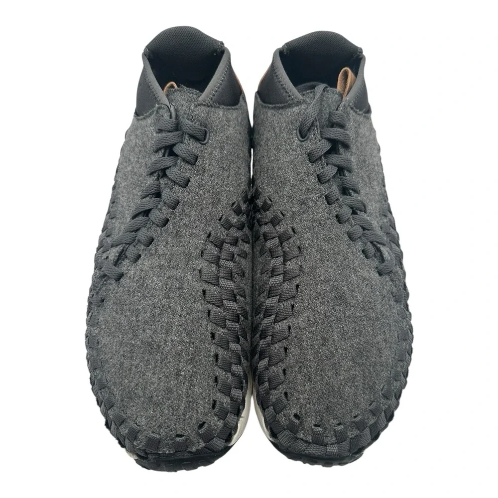 Nike Air Footscape Woven Chukka SE Shoes Mens 10.5 Dark Grey Sneakers 857874-002